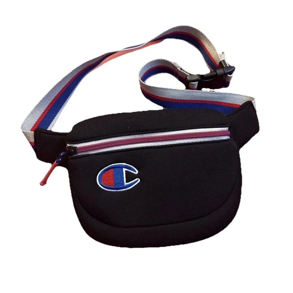 Champion unisex adult Attribute Waistbag Fanny Waist Packs, black, One Size